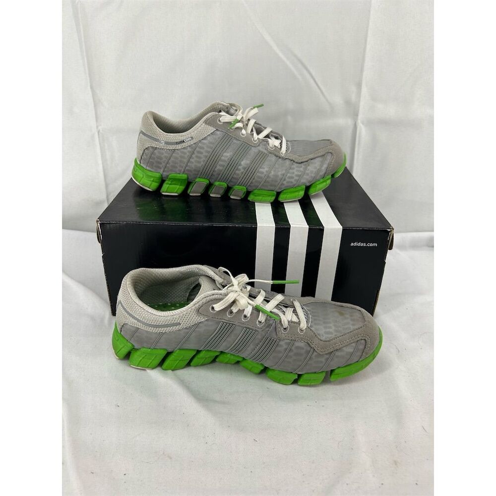 Adidas Climacool Ride Running Shoes Gray/Green Size 7.5 Women's US  Lightweight